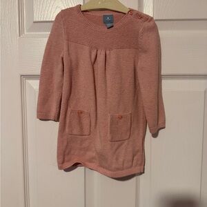 Pink Knit Toddler Dress from Gap
